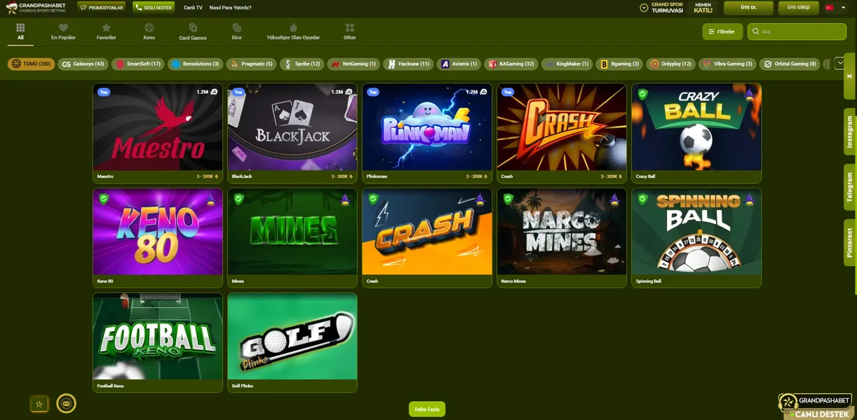 Grandpashabet Casino Nasıl Bir Platform?